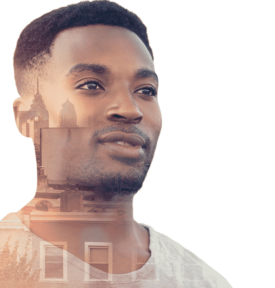 Animation of portrait images rotating